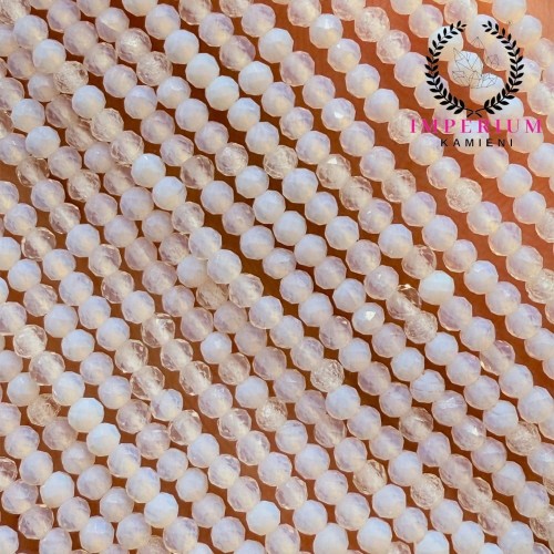 Opalit / kulka fasetowana / ok. 3mm