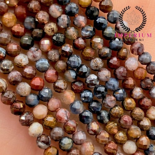 Pietersyt / kulka fasetowana / ok. 3mm