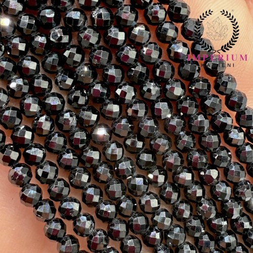 Spinel / kulka fasetowana / ok. 4mm