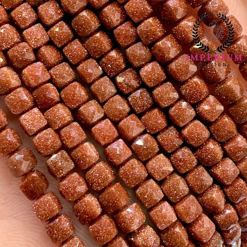 Piasek Pustyni / kostka fasetowana / ok. 4x4mm