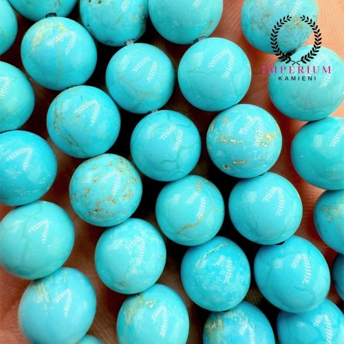 Howlit Niebieski "Turkus" / kulka gładka / ok. 8mm