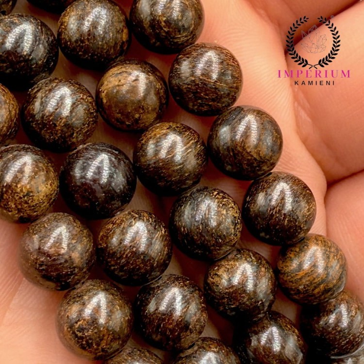 Bronzyt / kulka gładka / ok. 8mm