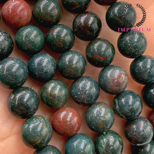 Heliotrop Indyjski / kulka gładka / ok. 8mm