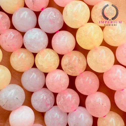 Jadeit pudrowy / kulka gładka / ok. 8mm