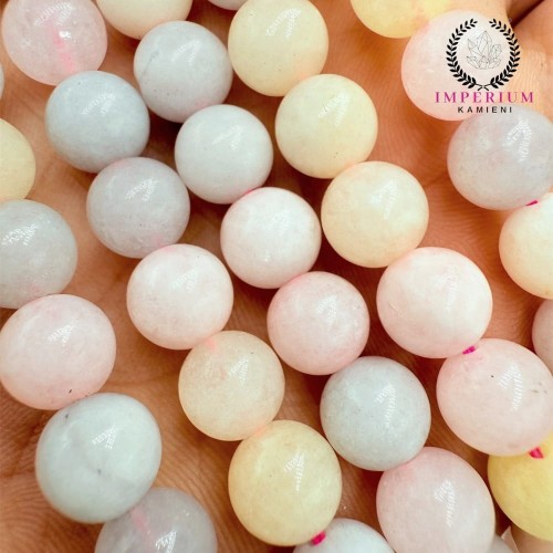 Jadeit pudrowy / kulka gładka / ok. 8 mm