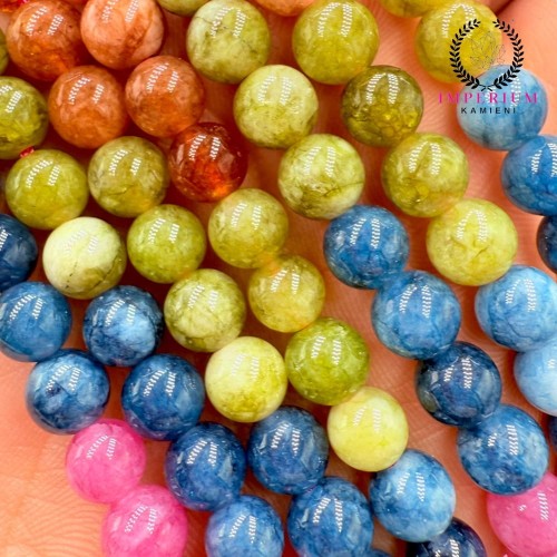 Jadeit Mix Kolorów / kulka gładka / ok. 6mm