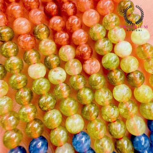 Jadeit Mix Kolorów / kulka gładka / ok. 4mm