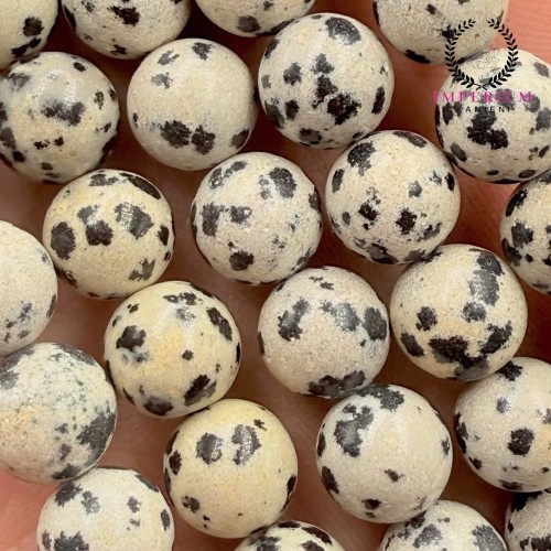 Jaspis Dalmatyński / kulka gładka / ok. 8mm