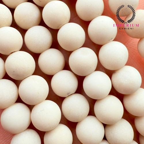 Kamień Rzeczny / kulka gładka matowa / ok. 6mm