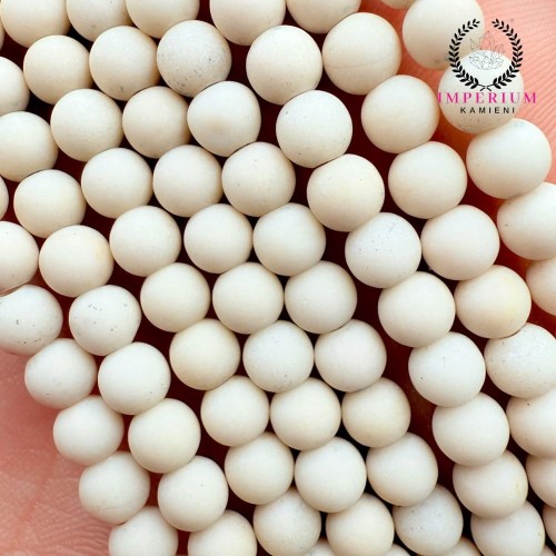 Kamień Rzeczny / kulka gładka matowa / ok. 4mm