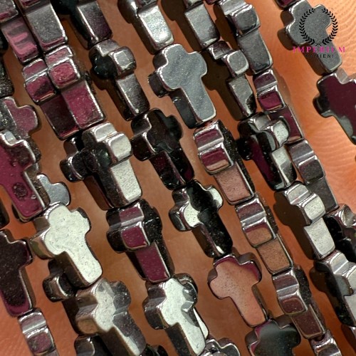 Hematyt Hrzyżyk / kolor czarny / ok. 6x4x2mm