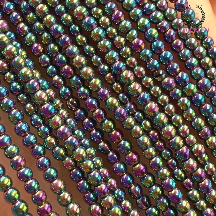 Hematyt Kulka Gładka / kolor benzynka / ok. 2mm