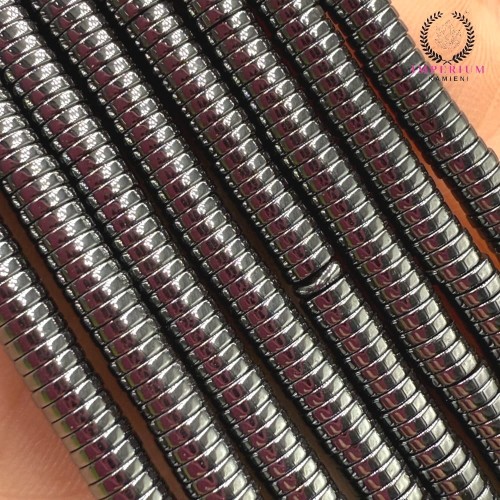 Hematyt Heishi / kolor czarny / ok. 4x1mm