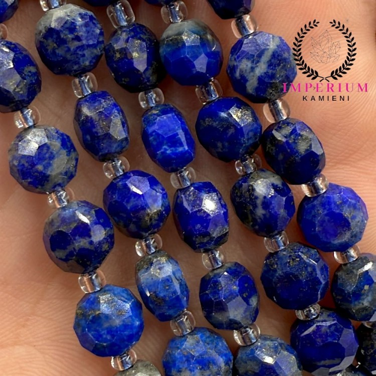 Lapis Lazuli / pastylka fasetowana / ok. 8x5mm