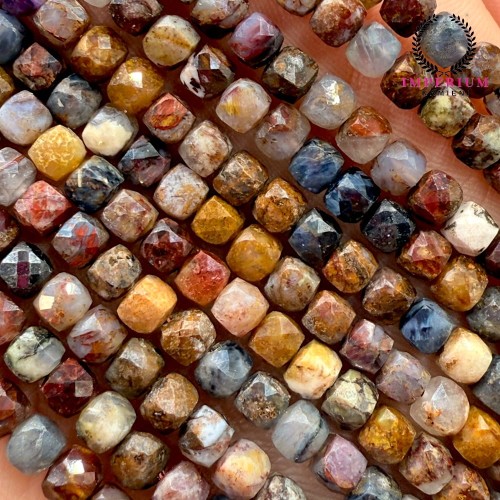 Pietersyt / kostka fasetowana / ok. 4x4mm