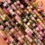 Turmalin Mix Kolorów / kostka fasetowana / ok. 2x2mm