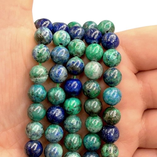 Azuryt / kulka gładka / ok. 8mm