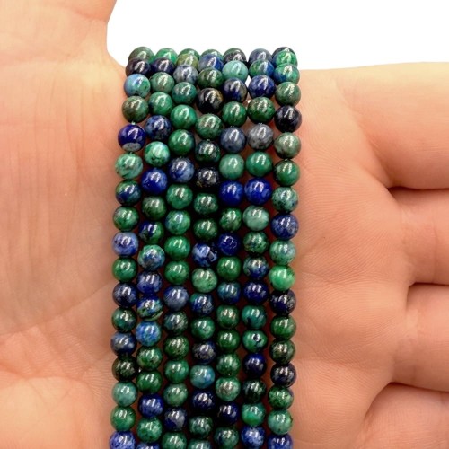 Azuryt / kulka gładka / ok. 4mm