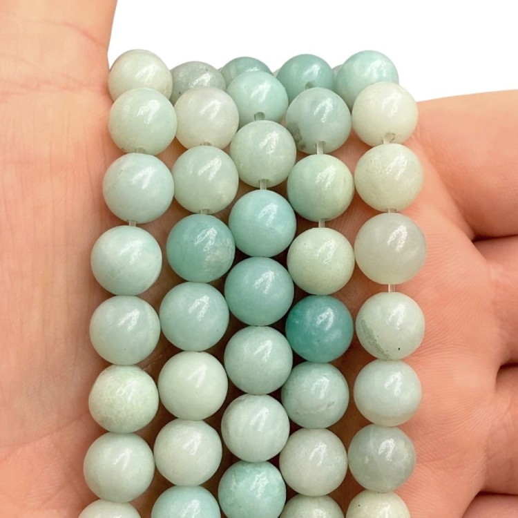 Amazonit / kulka gładka / ok. 8mm