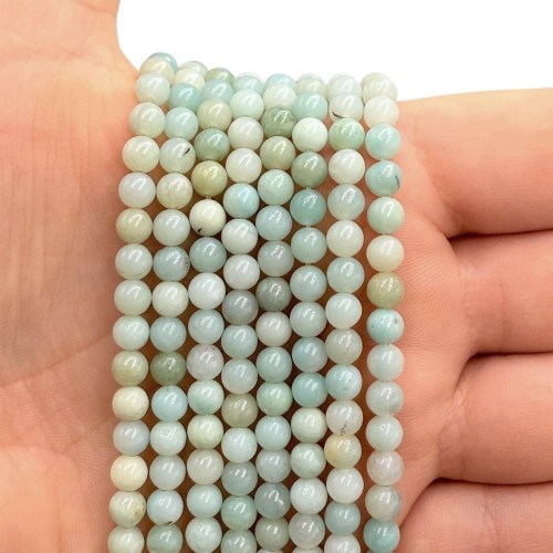 Amazonit / kulka gładka / ok. 4mm