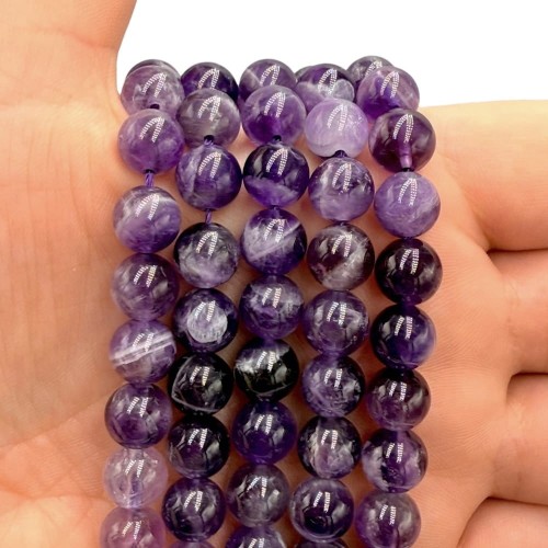 Ametyst / kulka gładka / ok. 8mm