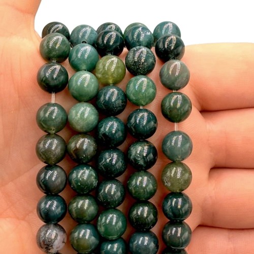 Agat Mszysty / kulka gładka / ok. 8mm