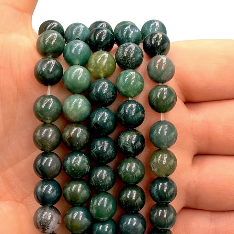 Agat Mszysty / kulka gładka / ok. 8mm