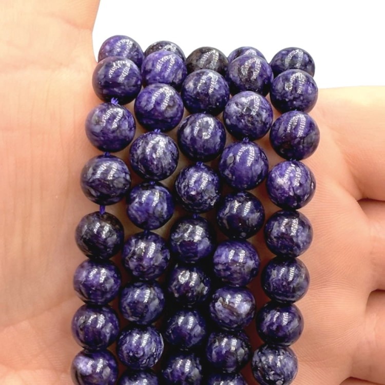 Czaroit / kulka gładka / ok. 8mm