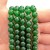 Jadeit Zielony butelkowy / kulka gładka / ok. 8mm