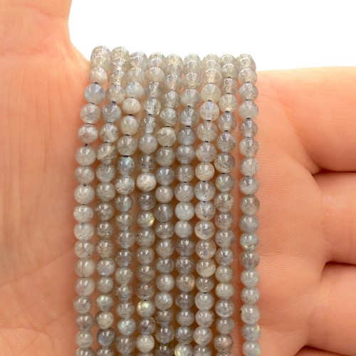 Labradoryt / kulka gładka / ok. 4mm