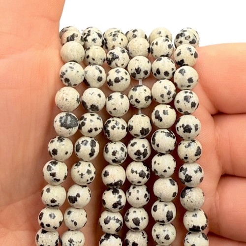 Jaspis Dalmatyński / kulka gładka / ok. 6mm