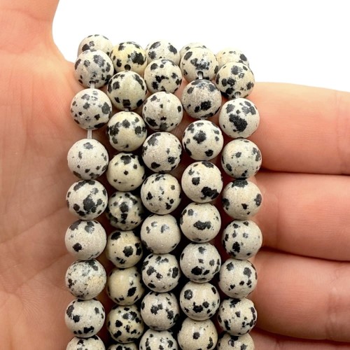 Jaspis Dalmatyński / kulka gładka / ok. 8mm