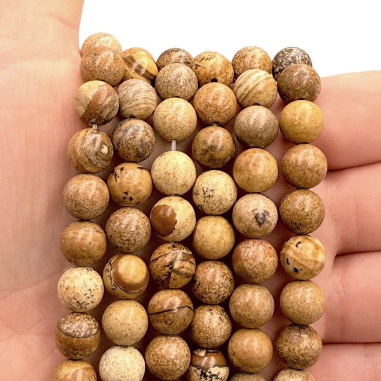 Jaspis Piaskowy / kulka gładka / ok. 8mm