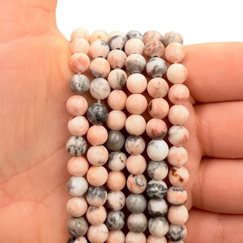 Jaspis Zebra / kulka gładka / ok. 5mm