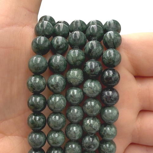 Jaspis Zielony / kulka gładka / ok. 8mm