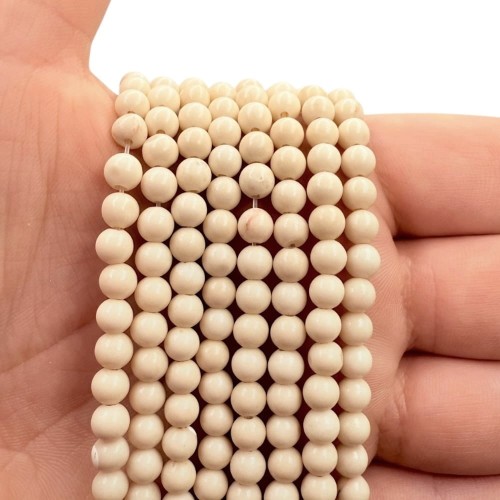 Kamień Rzeczny / kulka gładka / ok. 4mm