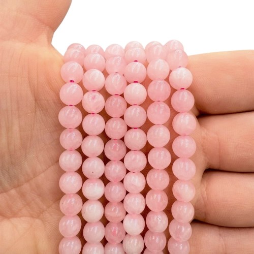 Kwarc Różowy / kulka gładka / ok. 6mm