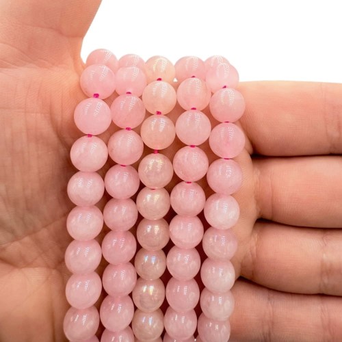 Kwarc Różowy / kulka gładka / ok. 8mm