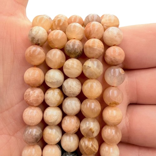 Kamień Słoneczny / kulka gładka / ok. 8mm