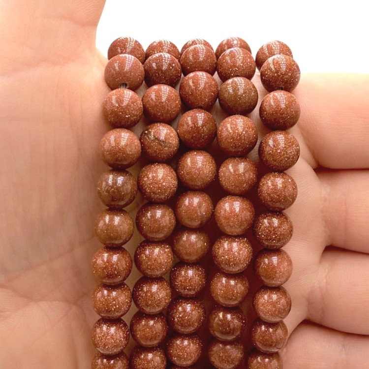 Piasek Pustyni / kulka gładka / ok. 8mm