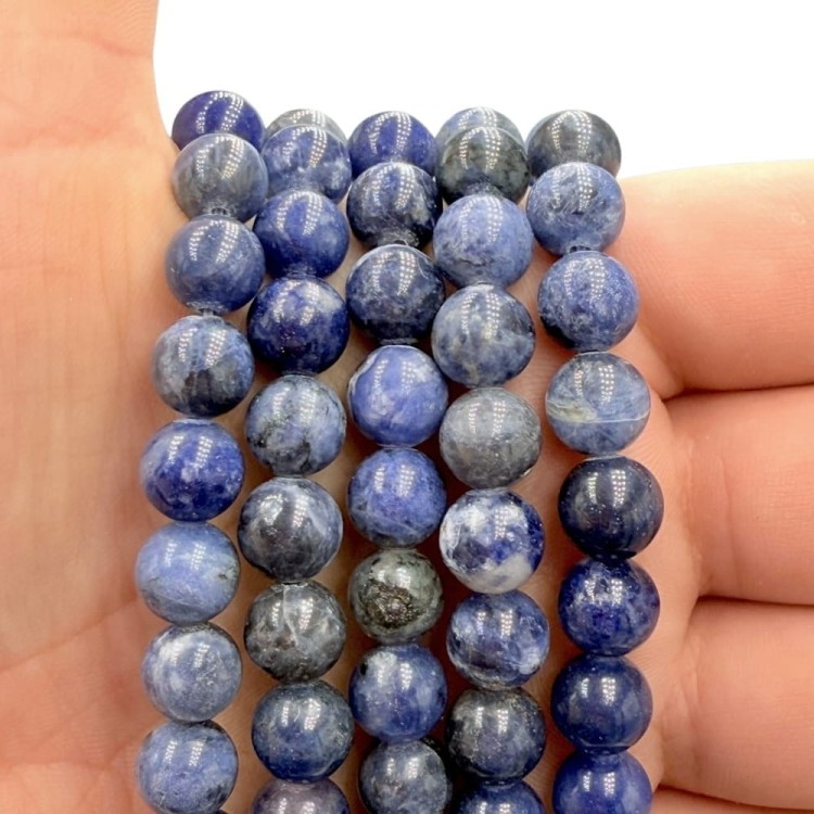 Sodalit / kulka gładka / ok. 8mm
