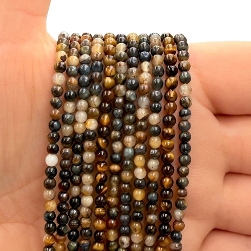 Tygrysie Oko / kulka gładka / ok. 3mm