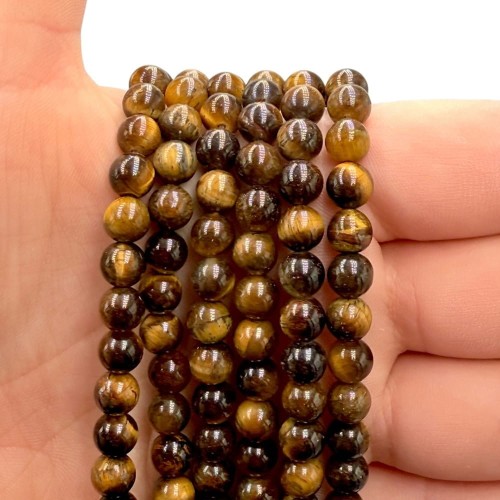 Tygrysie Oko / kulka gładka / ok. 6mm