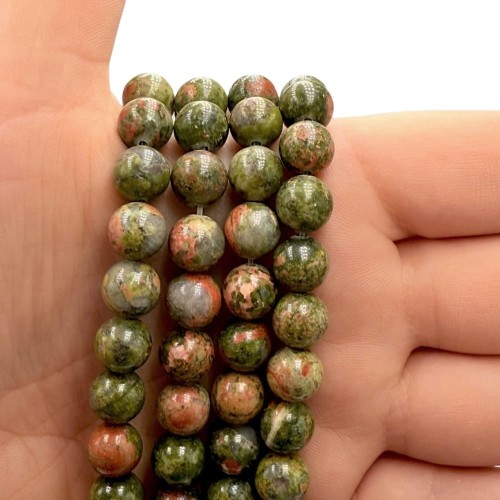 Unakit / kulka gładka / ok. 8mm