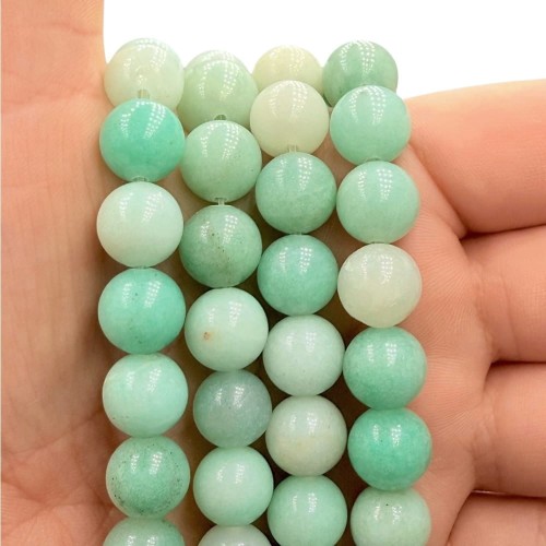 Amazonit Zielony / kulka gładka / ok. 10mm