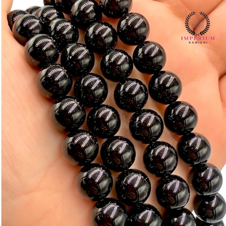 Turmalin Czarny / kula gładka / ok. 6mm
