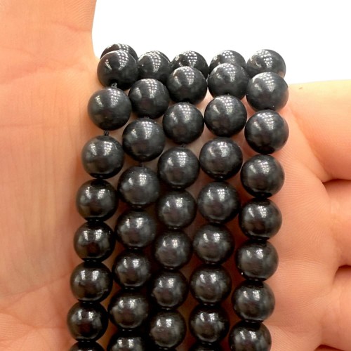 Szungit / kulka gładka / ok. 8mm