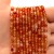 Agat Karneol / kulka fasetowana / ok. 4mm