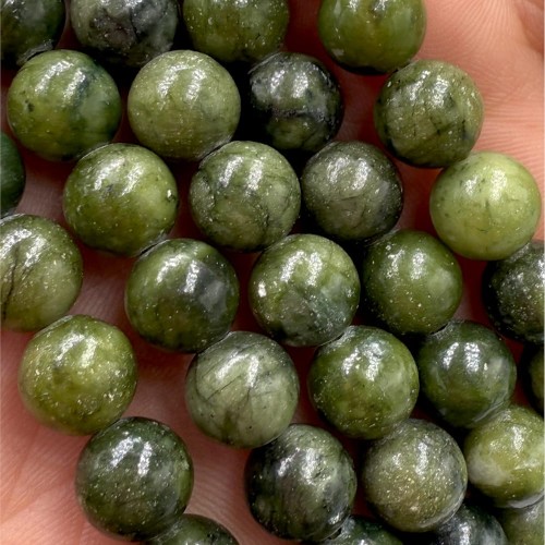 Serpentyn Ciemny / kulka gładka / ok. 8mm