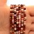 Agat Ognisty Czerwony / kulka fasetowana / ok. 4mm